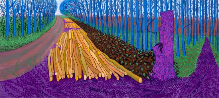 Son binaural, couleur des sons et David Hockney
